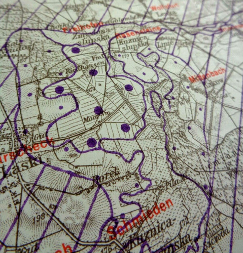 Ww2 captured german map - german, with