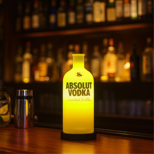 Absolut vodka bottle lamp - absolut, –