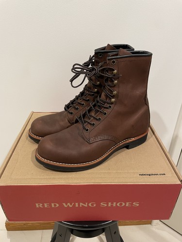 Red wing harvester - 8", leather