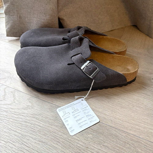 Birkenstock boston charcoal - birkenstock,