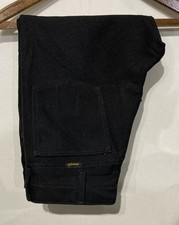 Wrangler Men’s Black 82BK Sta-Press  Pants 100% Polyester Size 33W 30L