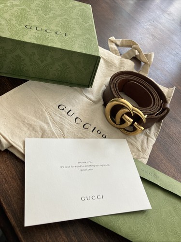 Genuine gucci leather belt - gucci,