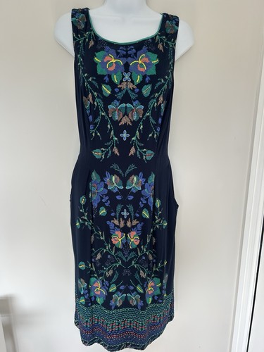 Monsoon navy embroidered - monsoon,