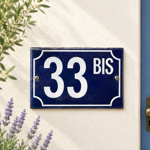 Vintage french enamel door - vintage,