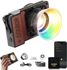 COLBOR W100R RGB LED Studio Light 100W 2700-6500K COB Continuous Output Lighting