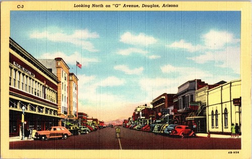 Postcard looking north g - north, on