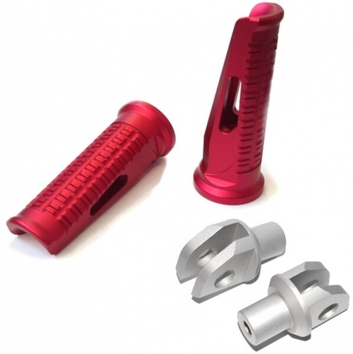 Pair footpegs front with - footpegs,
