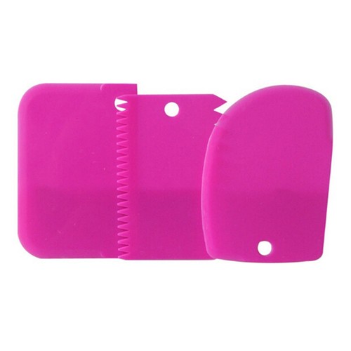 3pcs plastic dough scraper - 3pcs,