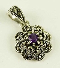 Art Nouveau Floral Marcasite