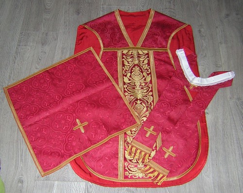 Antique chasuble paramente - chasuble,