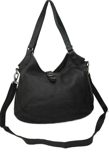 Fat face large black leather - black,