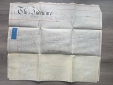 Kidderminster Worcestershire Vellum Indenture Land Deed 1819 Worledge Wax Seals