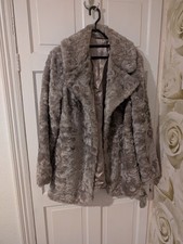 Red Herring Faux Fur Coat