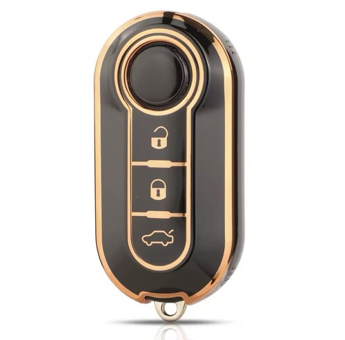Fiat key fob cover - key,