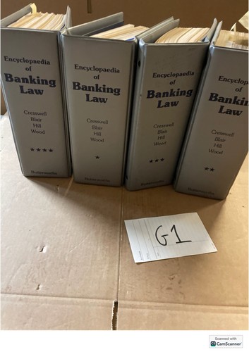 Encyclopaedia banking law - encyclopaedia, of