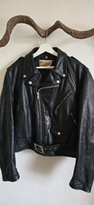 Vintage Schott Perfecto 118  Naked Cowhide Leather Biker Jacket Size  L  (44)