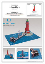 German lighthouse Hohe Weg