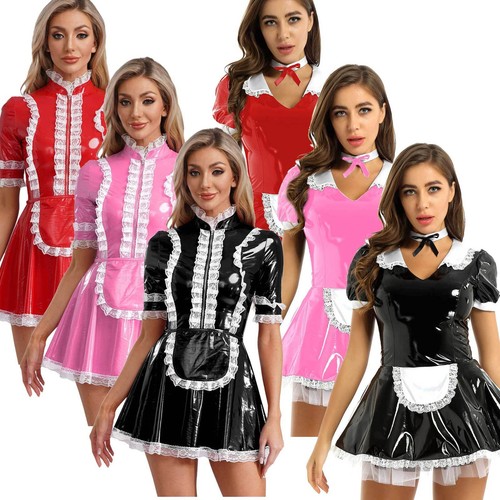 Women pvc leather neck - women,