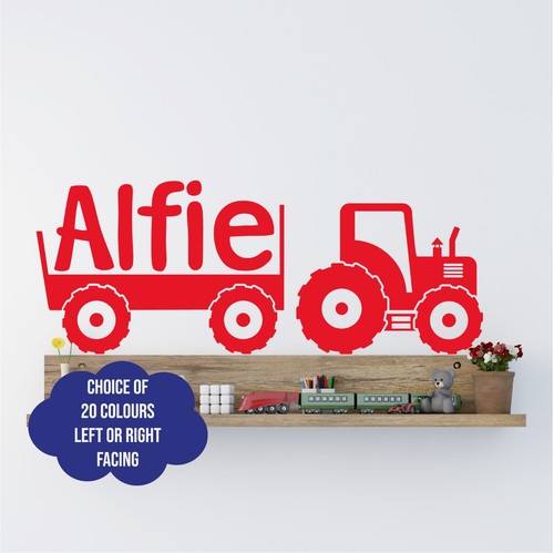 Tractor wall sticker - tractor,