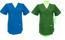 CHEROKEE  BLUE/GREEN Hospital Scrubs Top Tunic Uniform 46/50 inch chest