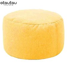 Round Stool Linen Bean Bag