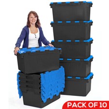 10 x LARGE Plastic Crates