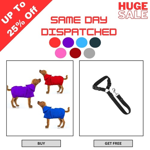 Dog bathrobe towel - uk,