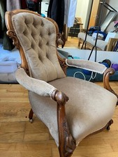 Victorian-Style Upholstered