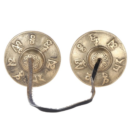 Tibetan tingsha cymbals 2pcs - tingsha,