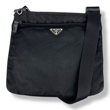 Prada Plaque Logo Black Nylon