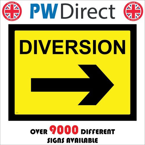 Sign diversion right arrow - sign,