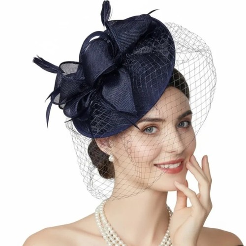 Saucer sinamay headband - saucer,