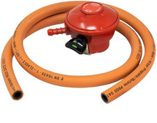Patio Gas Regulator 27mm With 2m Hose For BBQ Heater Calor Flogas Tanks - NEW
