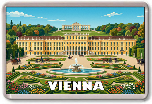 Fridge magnet vienna - magnet,