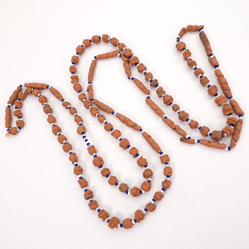 Long ethnic boho necklace - long,