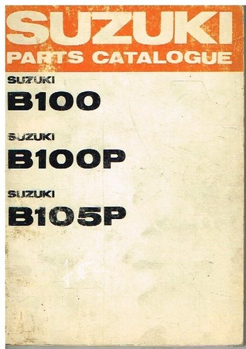 Suzuki b100 b100p b105p - suzuki,
