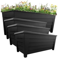 4 Black Large Grosvenor Trough