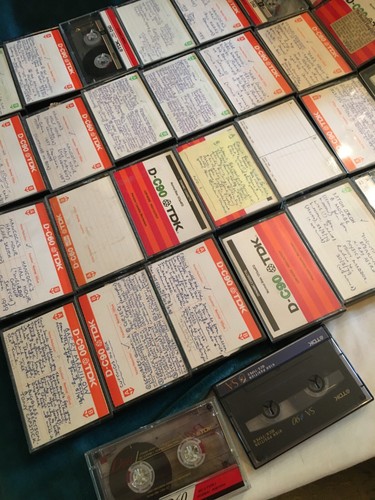 Vintage audio cassette tapes - vintage,