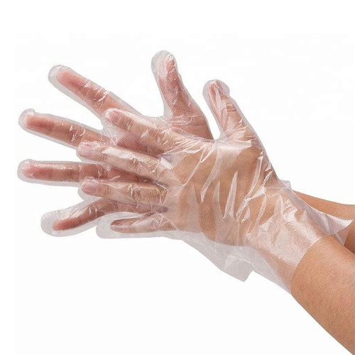 Plastic disposable gloves - plastic,