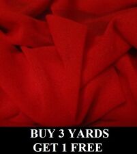 Premium Plain Red Chiffon