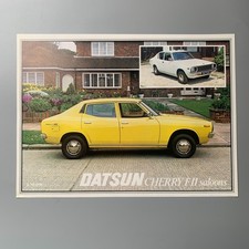 Datsun 1978 1979 UK Market Single Sheet Sales Brochure Nissan CHOOSE MODEL