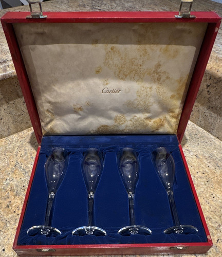 Cartier piece clear - clear, stemmed