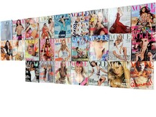 Job Lot Vogue Magazine Collection Set Fashion Photography Icons Style x25