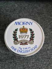 Morny Fine English Soap 75g in Plastic Case 1977 Queen's Silver Jubilee