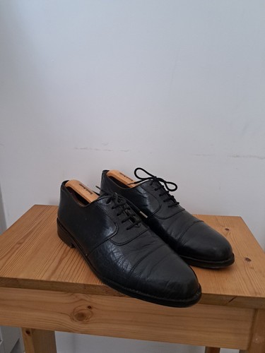 Trickers black shoes - uk, cap