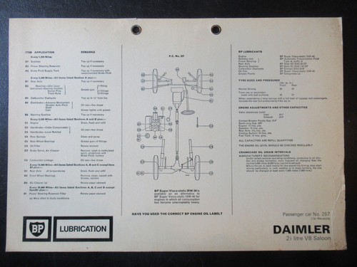 Daimler litre saloon bp - daimler,