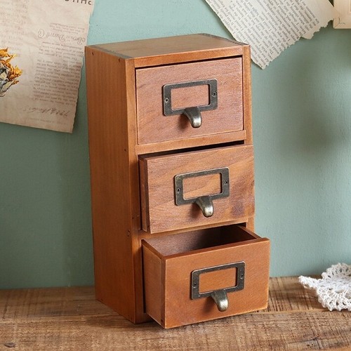 Vintage small drawers wooden - small,