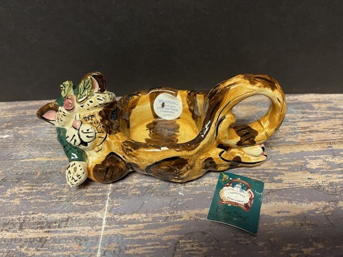 Vintage christmas tiger - vintage, cat