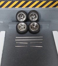 1:64 CHROME WHEELS + TIRES +
