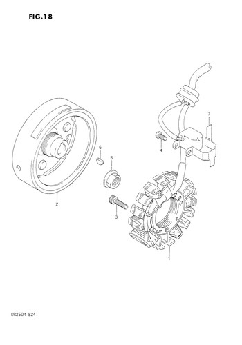 Suzuki genuine nut ts185 t - nut,